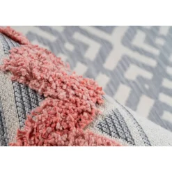 Ethno-Teppich „Ethnie 200“, grau/apricot