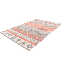Ethno-Teppich Ethnie 100 grau/apricot