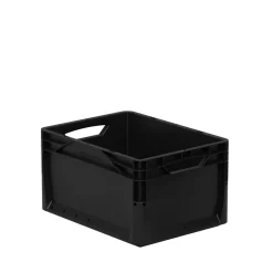Eurobox 40 cm x 30 cm x 22 cm schwarz