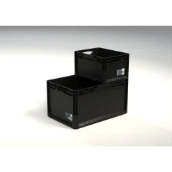 Eurobox 40 cm x 30 cm x 22 cm schwarz