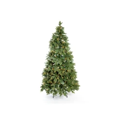 Evergreen Künstlicher Weihnachtsbaum Roswell Kiefer inkl. LEDs 122x210cm Grün