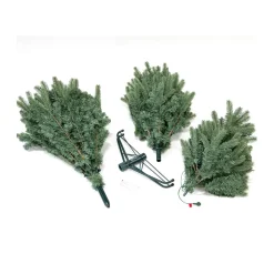Evergreen Künstlicher Weihnachtsbaum Roswell Kiefer inkl. LEDs 122x210cm Grün