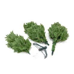 Evergreen Künstlicher Weihnachtsbaum Frost Fichte 116x180cm Grün Weiß