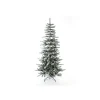Evergreen Künstlicher Weihnachtsbaum Cedar Frost Kiefer 114x210cm Grün Weiß
