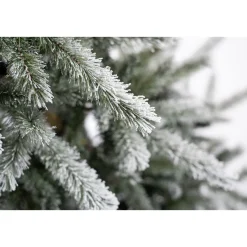 Evergreen Künstlicher Weihnachtsbaum Cedar Frost Kiefer 114x210cm Grün Weiß
