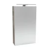 Fackelmann Gäste-WC Spiegelschrank rechts SBC 400 x 680 x 153 mm NatureOak