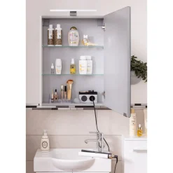 Fackelmann Gäste-WC Spiegelschrank rechts SBC 500 x 680 x 153 mm Weiß