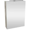 Fackelmann Gäste-WC Spiegelschrank rechts SBC 500 x 680 x 153 mm NatureOak