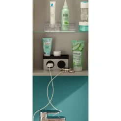 Fackelmann Gäste-WC Spiegelschrank rechts SBC 400 x 680 x 153 mm GrauEiche