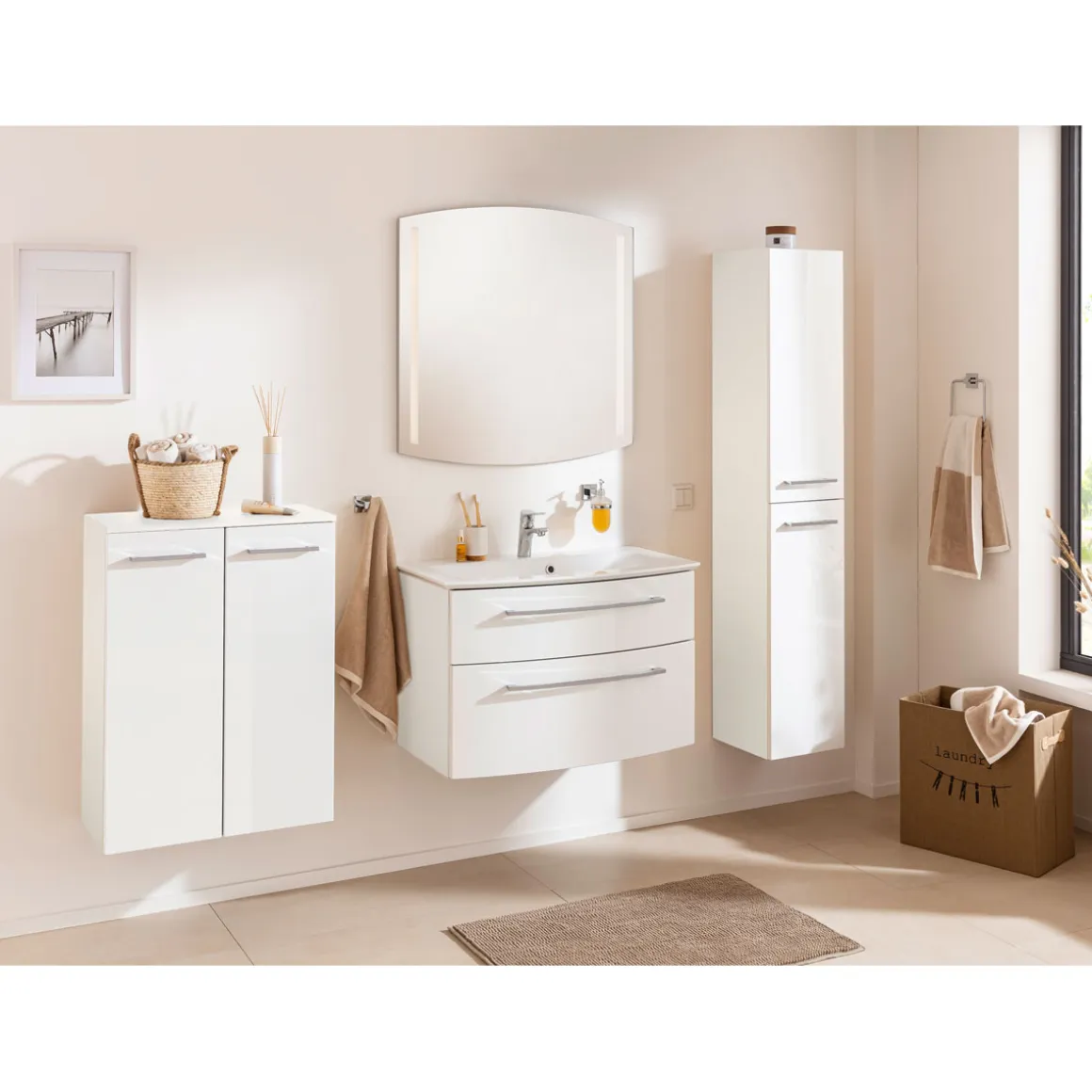 Fackelmann Spiegelelement B.Style 805 x 800 x 20 mm LED