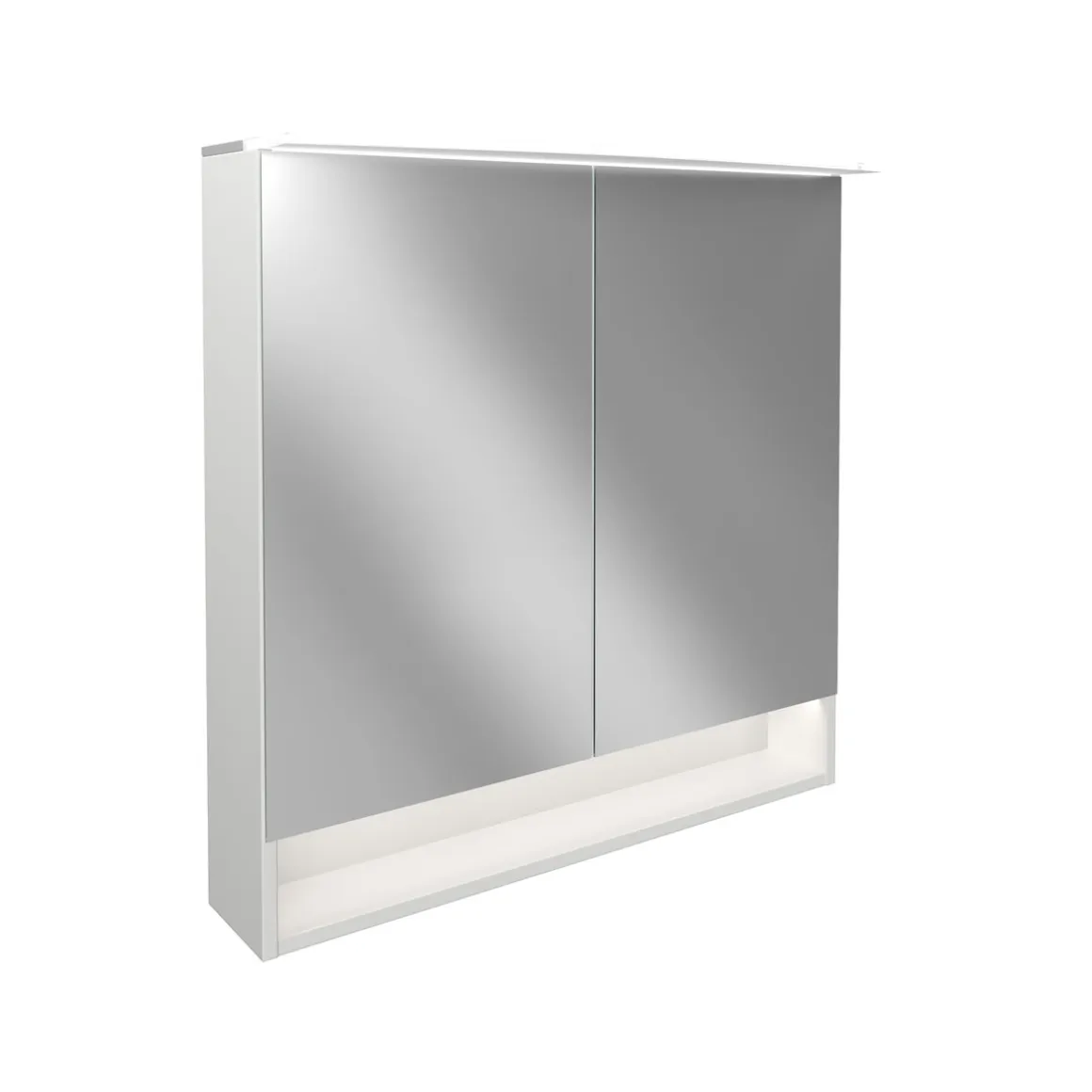 Fackelmann Spiegelschrank B.Style 800 x 812 x 153 mm Weiß LED