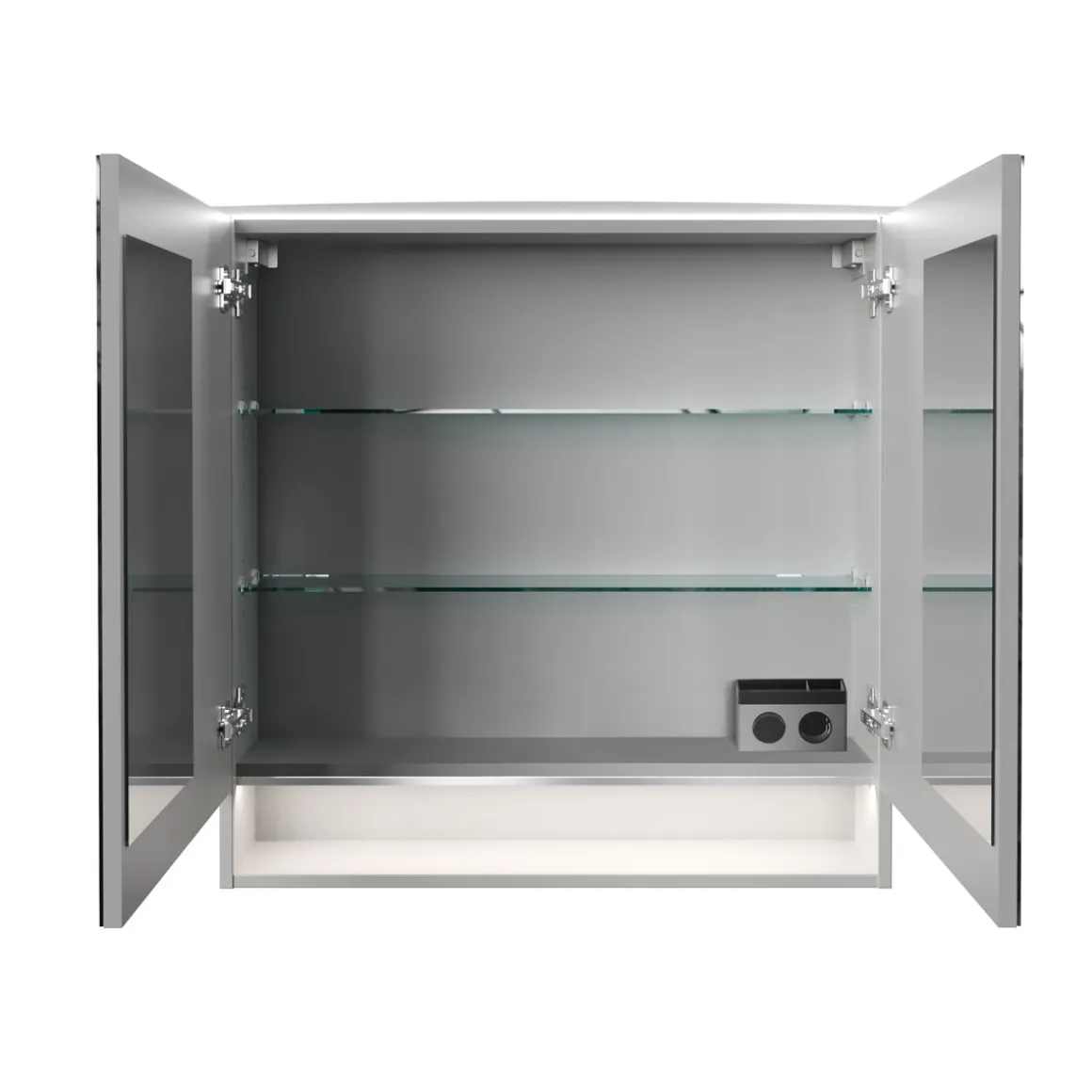 Fackelmann Spiegelschrank B.Style 800 x 812 x 153 mm Weiß LED