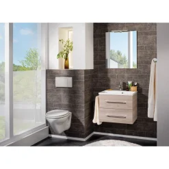 Fackelmann Flachspiegel B.clever 60 x 70 x 1,5 inkl Befestigungsmaterial