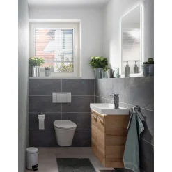 Fackelmann LED-Spiegel Milano 55 x 80 x 3 cm austauschbare LED-Bänder