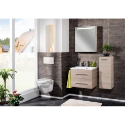 Fackelmann Midischrank B.clever 30,5 x 81 x 32 cm Alaska-Esche