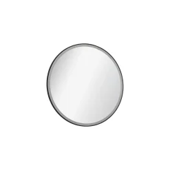 Fackelmann Spiegel schwarz rund 60 cm