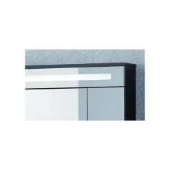Fackelmann Spiegelschrank Kara anthrazit 80 x 70 x 22,5 cm
