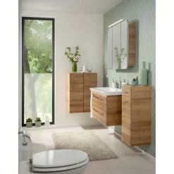 Fackelmann Waschtischunterschrank Milano 80 x 49,5 x 48 cm Ast-Eiche