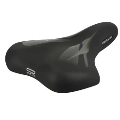 Fahrrad Sattel Trekking Gel schwarz