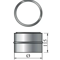 FAL Doppelwandfutter 150 mm