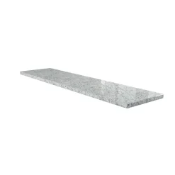 Fensterbank grau 101 x 25 x 2 cm 1 Längs- kanten und Köpfe gefast und poliert