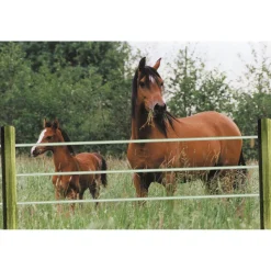 Festzaunpfahl Octo Wood Achteckprofil Durchmesser 8 x 225 cm braun