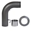 FIREFIX Rauchrohr 150 mm dunkelgrau Set