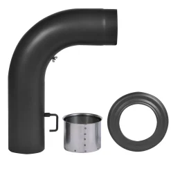 FIREFIX Rauchrohr 150 mm schwarz Set