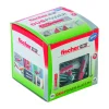 Fischer Dübel DuoPower 8 x 40 mm mit Panhead-Schraube 50 Stück