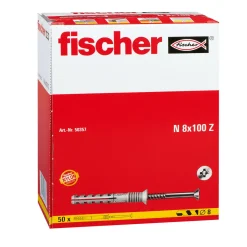 Fischer Nageldübel 8 x 100/60 mm Senkkopf 50 Stück