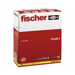 Fischer Nageldübel 8 x 60/20 mm Senkkopf 50 Stück