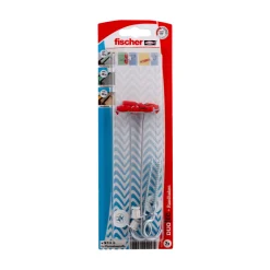 Fischer Nylon-Kippdübel DuoTec 10 mit Rundhaken 2 Stück