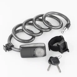 Fischer Bikes Alarm-Spiralschloss 120 cm 12 mm