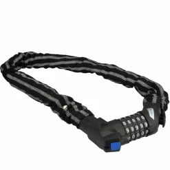 Fischer Bikes Kettenschloss mit Zahlencode und Reflex 80 cm 8 mm