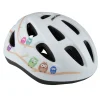Fischer Bikes Kinder-Fahrradhelm Eule weiß Größe S/M