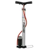 Fischer Bikes Stand-Luftpumpe mit Manometer alle Ventile silber
