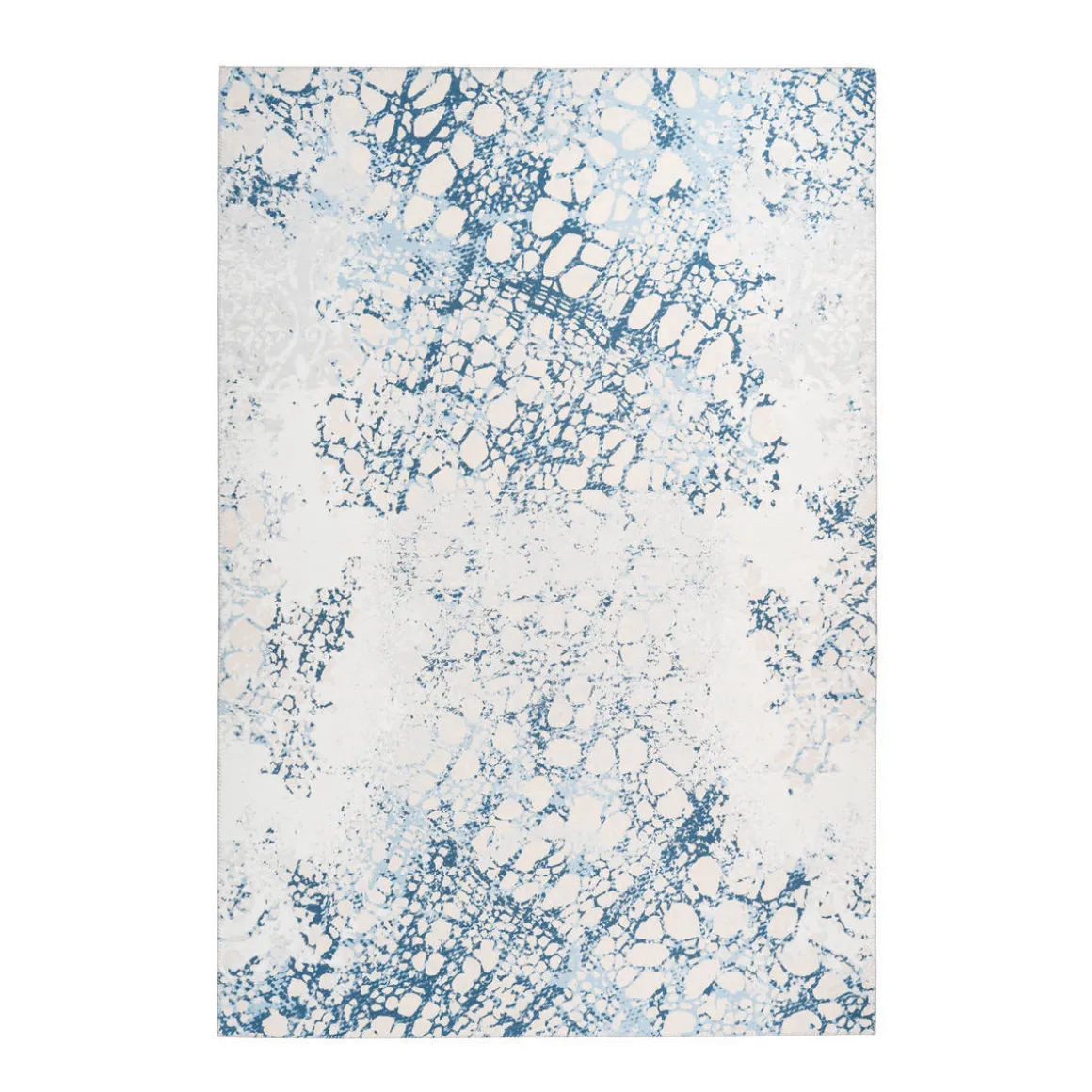 Flachflorteppich „Galaxy 700“, creme/blau