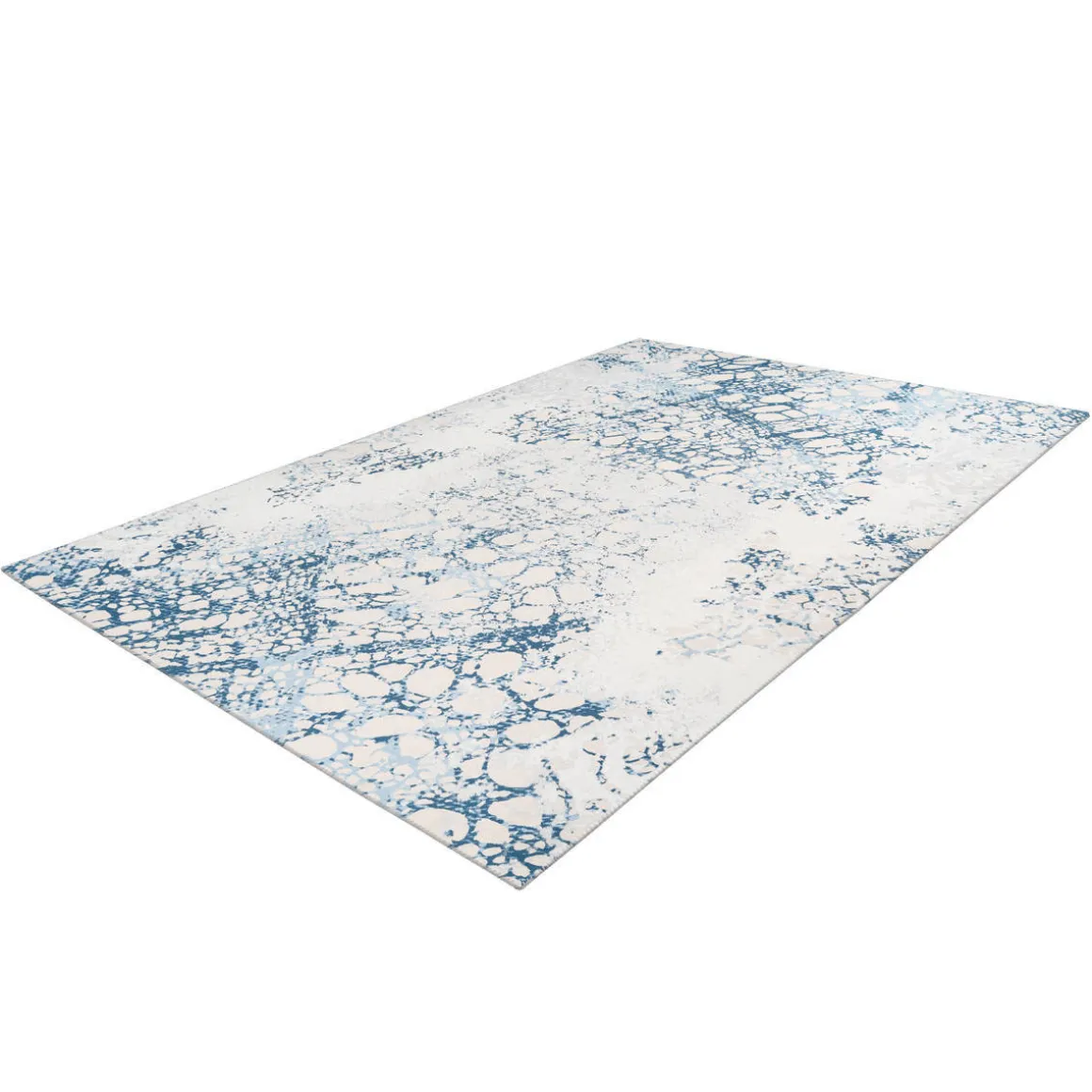 Flachflorteppich „Galaxy 700“, creme/blau