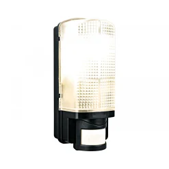 Flector Außenwandleuchte Simon mit Bewegungsmelder schwarz