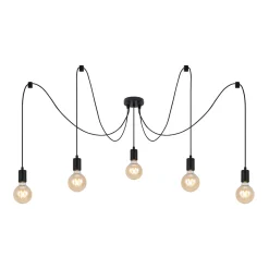 Flector Deckenleuchte Spider schwarz