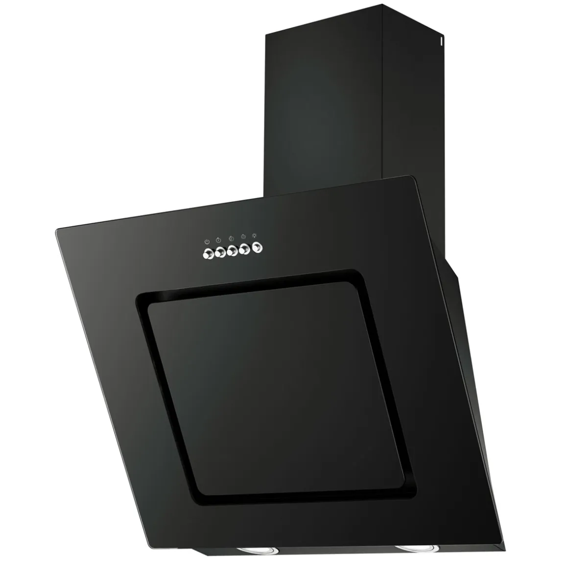 Flector Dunstabzugshaube schwarz 60 cm