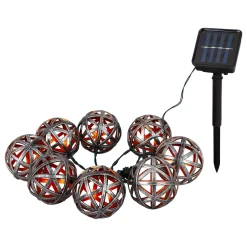 Flector Garten LED Solar Lichterkette Glow 4,1m