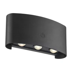 Flector Garten Akku-Wandaußenleuchte Prisma