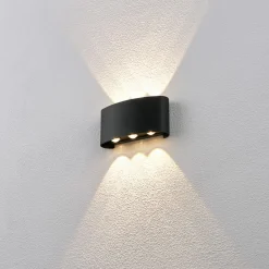 Flector Garten Akku-Wandaußenleuchte Prisma