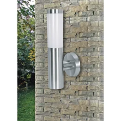 Flector Garten Außenwandleuchte Atlas silber