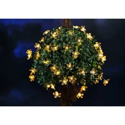 Flector Garten LED Solar Lichterkette Flower