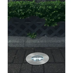 Flector Garten LED-Solar-Bodeneinbauleuchte rund