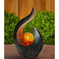 Flector Garten LED-Solar-Dekoleuchte Flame