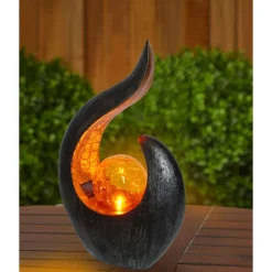 Flector Garten LED-Solar-Dekoleuchte Flame
