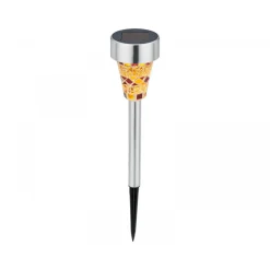 Flector Garten Solarleuchte Mosaikstick bernsteinfarben